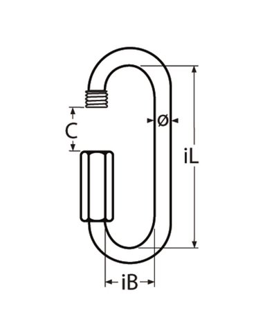 Marinetech Marinetech | Noodschalm | RVS | met grote opening | 61 x 16 x 6 mm Marinetech Marinetech | Noodschalm | RVS | met grote opening | 61 x 16 x 6 mm