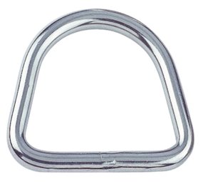 Marinetech D ring halfrond | RVS gelast Marinetech D ring halfrond | RVS gelast