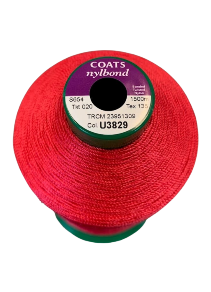 Coats Coats | Nylbond | M20 | 1500 m | Rood | # U3829 Coats Coats | Nylbond | M20 | 1500 m | Rood | # U3829