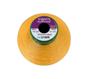 Coats Nylbond | M20 | 1500 m | Geel | # U1405 Coats Nylbond | M20 | 1500 m | Geel | # U1405