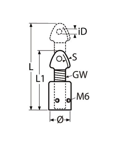 Marinetech Marinetech | Buis| Eindstuk | Verstelbaar | RVS