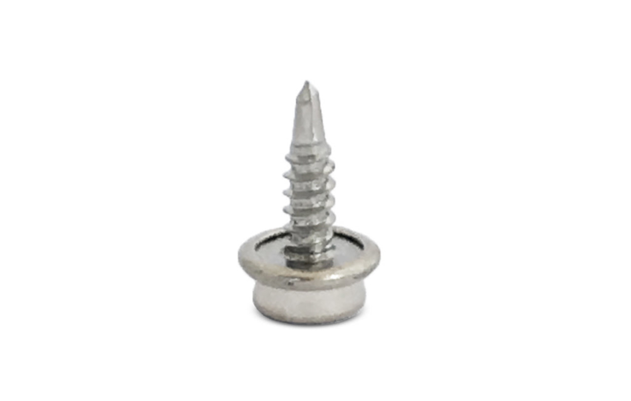 DOT® Fasteners DOT | Durable | Drukknoop | Deel C | Parker | Zelfsnijdend | RVS | 16 mm | 10 stuks DOT® Fasteners DOT | Durable | Drukknoop | Deel C | Parker | Zelfsnijdend | RVS | 16 mm | 10 stuks