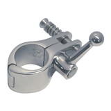 Marinetech Middenstuk 2-Delig | Openklapbaar met Klemfitting | incl. Pull-Pin met Veer | RVS |