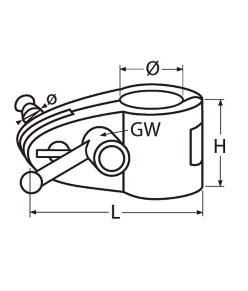 Marinetech Marinetech | Middenstuk 2-Delig | Openklapbaar met Klemfitting | incl. Pull-Pin met Veer | RVS | Marinetech Marinetech | Middenstuk 2-Delig | Openklapbaar met Klemfitting | incl. Pull-Pin met Veer | RVS |