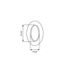 Prym Prym | Tourniquet Kous & Ring | Koper | Model # 1171 | 15 x 9 mm | 10 stuks Prym Prym | Tourniquet Kous & Ring | Koper | Model # 1171 | 15 x 9 mm | 10 stuks