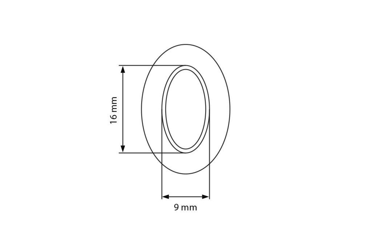 Prym Prym | Tourniquet | Kous & Ring | Koper-Vernikkeld | Model F370 # 1171 | 15 x 9 mm | 10 stuks