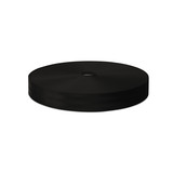 Veiligheidsgordelband / Autogordelband | 5-Baans geweven | Zwart | 25 mm | Rol 100 meter