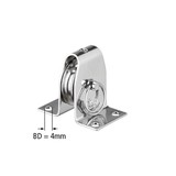 Sprenger | Katrol | RVS | met 30 mm rol in beugel + borgpen | Breekkracht 1.000 kg | voor 6 mm kabel Sprenger | Katrol | RVS | met 30 mm rol in beugel + borgpen | Breekkracht 1.000 kg | voor 6 mm kabel