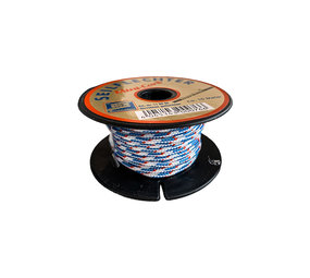 Seilflechter Touw | 2 mm | Minicord Novoleen | Spoel 10 m | Wit-Blauw Seilflechter Touw | 2 mm | Minicord Novoleen | Spoel 10 m | Wit-Blauw