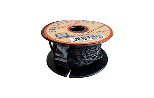 Seilflechter Seilflechter | Touw | 2 mm | Minicord Novoleen | Spoel 10 m | 255 daN | Zwart Seilflechter Seilflechter | Touw | 2 mm | Minicord Novoleen | Spoel 10 m | 255 daN | Zwart