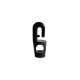 Musketonhaak | Nylon | Zwart | Open Haak | 4 mm | 10 stuks Musketonhaak | Nylon | Zwart | Open Haak | 4 mm | 10 stuks