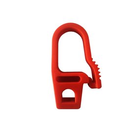 Musketonhaak | Nylon | Rood | 8 mm Musketonhaak | Nylon | Rood | 8 mm