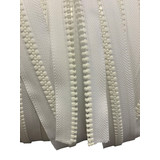 YKK Bloktand Rits op rol | 10 mm | Wit | Prijs per meter YKK Bloktand Rits op rol | 10 mm | Wit | Prijs per meter