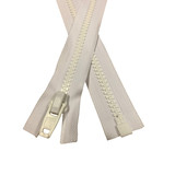 YKK Rits Bloktand | Deelbaar | 10mm | Wit YKK Rits Bloktand | Deelbaar | 10mm | Wit