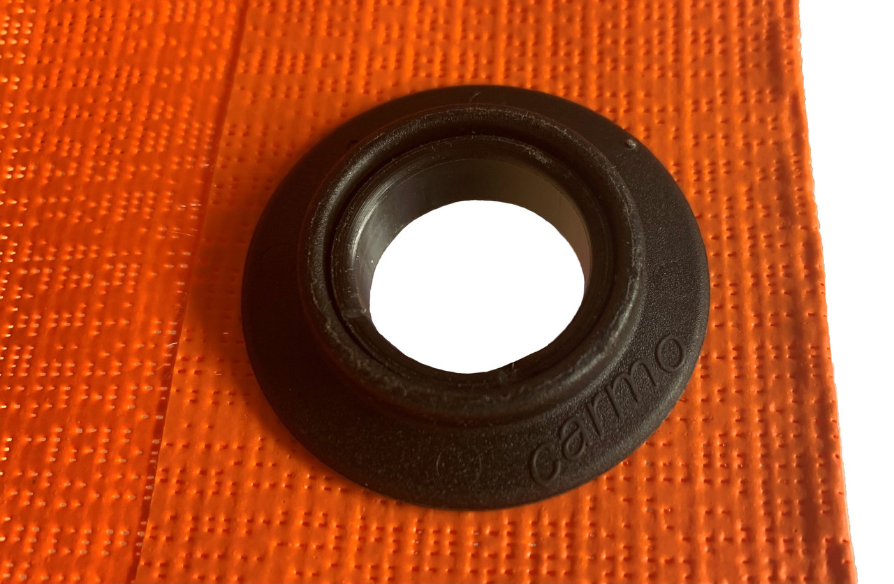 Carmo Carmo | Zeilkous / Zeilring | High Impact Polypropyleen | Doe-Het-Zelf | Zwart | Opening 20 mm |  Buitenmaat 40,3 mm | Set 10 stuks Carmo Carmo | Zeilkous / Zeilring | High Impact Polypropyleen | Doe-Het-Zelf | Zwart | Opening 20 mm |  Buitenmaat 40,3 mm | Set 10 stuks