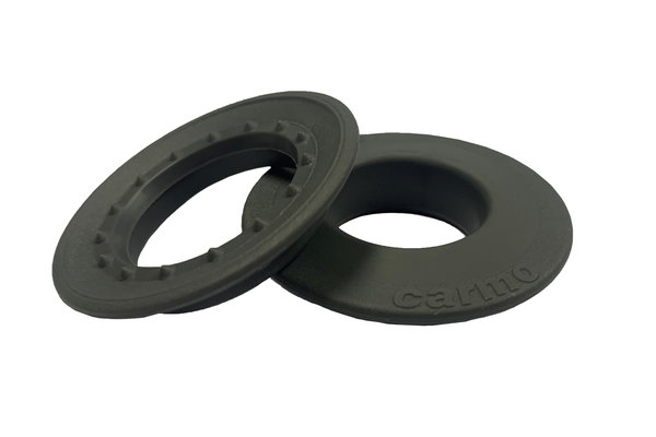 Carmo Carmo | Zeilkous / Zeilring | High Impact Polypropyleen | Doe-Het-Zelf | Grijs | Opening 20 mm | Buitenmaat 40,3 mm | Set 10 stuks Carmo Carmo | Zeilkous / Zeilring | High Impact Polypropyleen | Doe-Het-Zelf | Grijs | Opening 20 mm | Buitenmaat 40,3 mm | Set 10 stuks