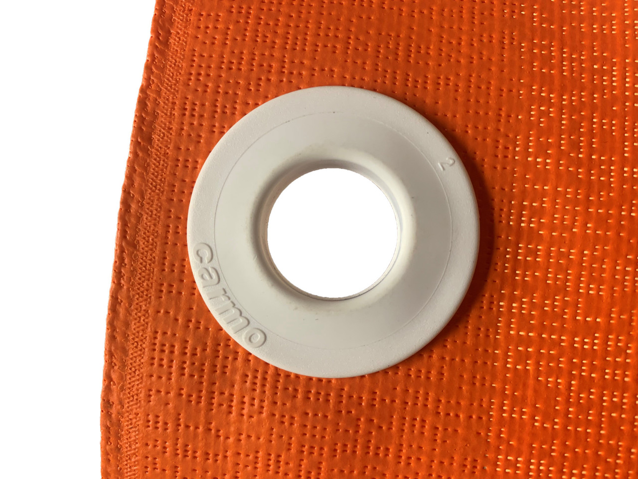 Carmo Carmo | Zeilkous / Zeilring | High Impact Polypropyleen | Doe-Het-Zelf | Wit | Opening 20 mm |  Buitenmaat 40,3 mm | Set 10 stuks