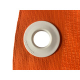 Carmo Carmo | Zeilkous / Zeilring | High Impact Polypropyleen | Doe-Het-Zelf | Wit | Opening 20 mm |  Buitenmaat 40,3 mm | Set 10 stuks Carmo Carmo | Zeilkous / Zeilring | High Impact Polypropyleen | Doe-Het-Zelf | Wit | Opening 20 mm |  Buitenmaat 40,3 mm | Set 10 stuks