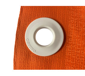 Carmo Carmo | Zeilkous / Zeilring | High Impact Polypropyleen | Doe-Het-Zelf | Wit | Opening 20 mm |  Buitenmaat 40,3 mm | Set 10 stuks Carmo Carmo | Zeilkous / Zeilring | High Impact Polypropyleen | Doe-Het-Zelf | Wit | Opening 20 mm |  Buitenmaat 40,3 mm | Set 10 stuks