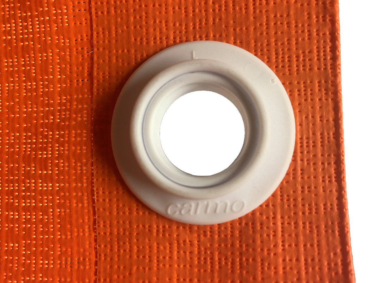 Carmo Carmo | Zeilkous / Zeilring | High Impact Polypropyleen | Doe-Het-Zelf | Wit | Opening 20 mm |  Buitenmaat 40,3 mm | Set 10 stuks