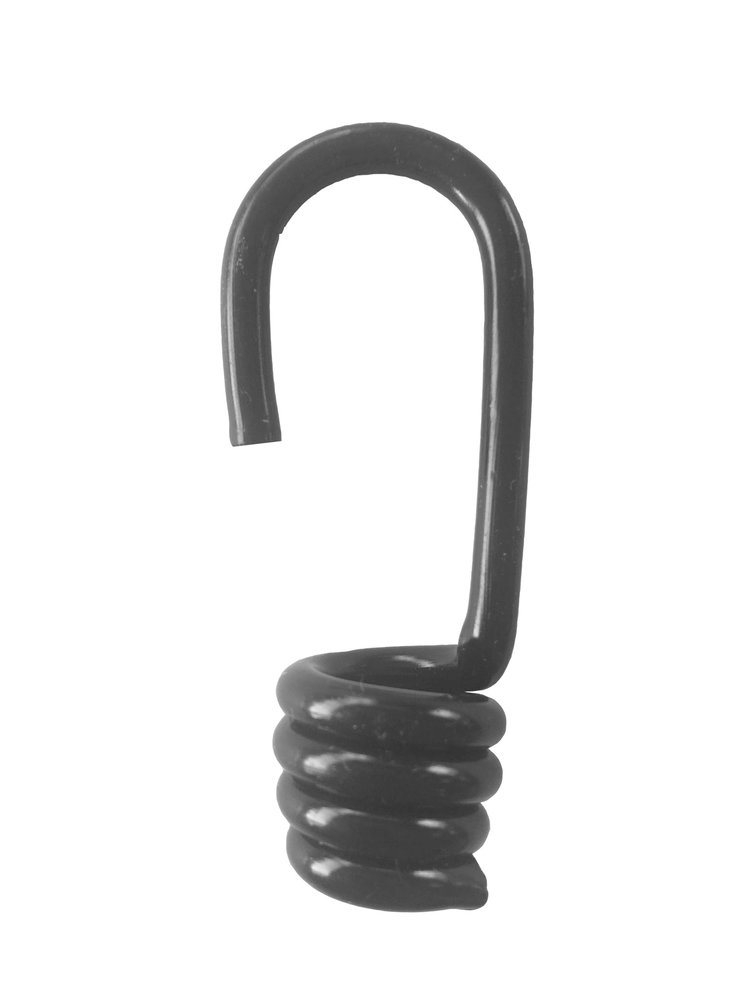 MH MH | Spinhaak | PVC Coated | Zwart | 10 mm MH MH | Spinhaak | PVC Coated | Zwart | 10 mm