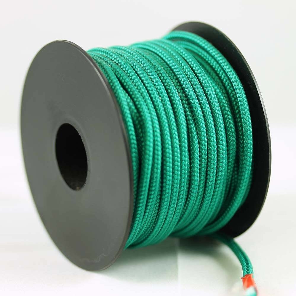 Touw | Polyester | 3 mm | Spoel 17 m | Groen | Unicolor Touw | Polyester | 3 mm | Spoel 17 m | Groen | Unicolor