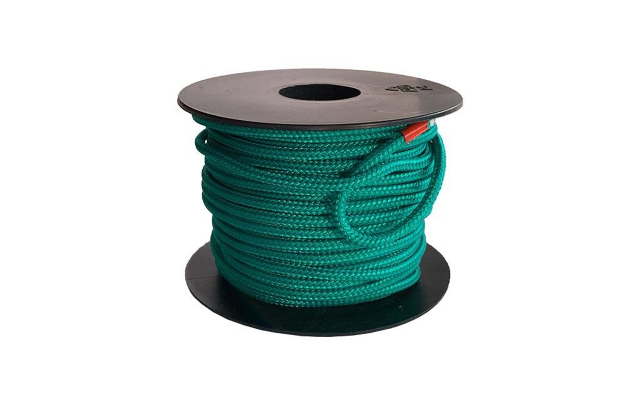 Touw | Polyester | 3 mm | Spoel 17 m | Groen | Unicolor Touw | Polyester | 3 mm | Spoel 17 m | Groen | Unicolor