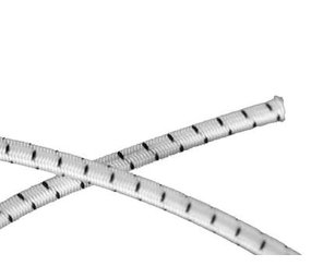 Shockcord / Elastiek | 10 mm | Wit | Prijs per meter Shockcord / Elastiek | 10 mm | Wit | Prijs per meter