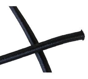 Shockcord / Elastiek | 8 mm | Zwart | Prijs per meter Shockcord / Elastiek | 8 mm | Zwart | Prijs per meter