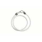 Shockcord / Elastiek | 10 mm | Wit | 2 RVS Spinhaken | 80 cm Shockcord / Elastiek | 10 mm | Wit | 2 RVS Spinhaken | 80 cm