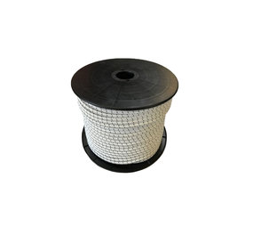 Shockcord / Elastiek | 4 mm | Wit | Haspel 100 m Shockcord / Elastiek | 4 mm | Wit | Haspel 100 m