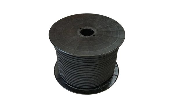 Shockcord / Elastiek | 6 mm | Zwart | Haspel 100 m Shockcord / Elastiek | 6 mm | Zwart | Haspel 100 m