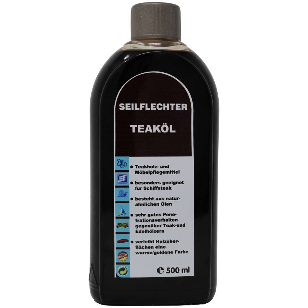 Seilflechter Seilflechter | Teak Olie | 500 ml Seilflechter Seilflechter | Teak Olie | 500 ml