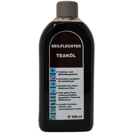 Seilflechter Seilflechter | Teak Olie | 500 ml Seilflechter Seilflechter | Teak Olie | 500 ml