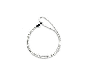 Shockcord / Elastiek | 4 mm | Wit | Lus met Nylon Musketonhaak | 35 cm Shockcord / Elastiek | 4 mm | Wit | Lus met Nylon Musketonhaak | 35 cm