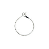 Shockcord / Elastiek | 6 mm | Wit | Lus met Nylon Knevel | 55 cm Shockcord / Elastiek | 6 mm | Wit | Lus met Nylon Knevel | 55 cm
