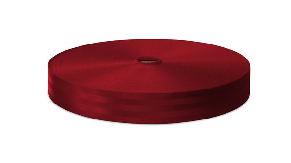 Veiligheidsgordelband / Autogordelband | 5-Baans geweven | Robijnrood | 48 mm Veiligheidsgordelband / Autogordelband | 5-Baans geweven | Robijnrood | 48 mm
