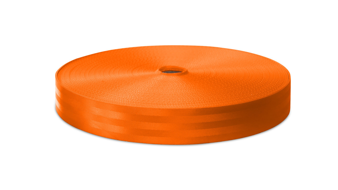 Veiligheidsgordelband / Autogordelband | 5-Baans geweven | Oranje | 48 mm Veiligheidsgordelband / Autogordelband | 5-Baans geweven | Oranje | 48 mm