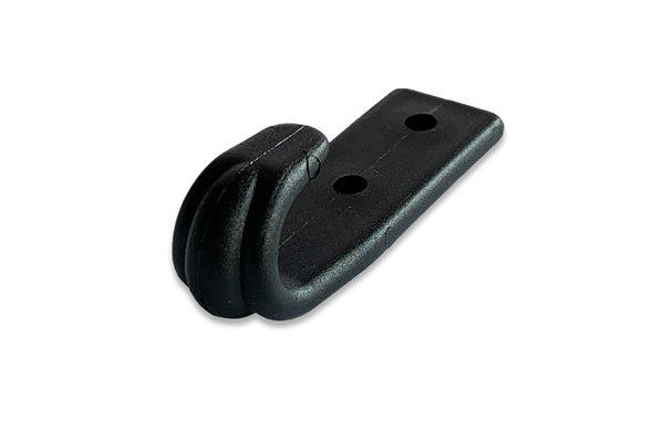 MH MH | Carrosseriehaak | Nylon | 2 boorgaten | Zwart