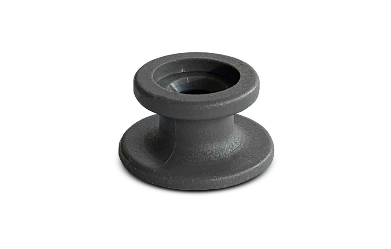 MH MH | Rondknop | Asymmetrisch | 25 x 20 x 14(H) mm | Grijs | 10 stuks