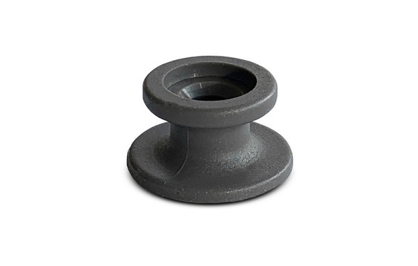 MH MH | Rondknop | Asymmetrisch | 25 x 20 x 14(H) mm | Grijs | 10 stuks