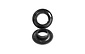 MH | Zeilkous / Zeilring | DIN 40 | Messing | Zwart