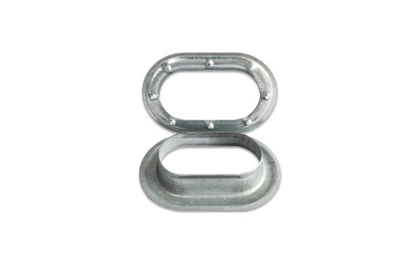 MH MH | Zeilkous | Groot Ovaal | 42 x 22 mm | Gegalvaniseerd | 100x MH MH | Zeilkous | Groot Ovaal | 42 x 22 mm | Gegalvaniseerd | 100x