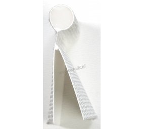 MH Keder | Wit | Dubbele Vlag | 13 x 42 mm | Brandvertragend MH Keder | Wit | Dubbele Vlag | 13 x 42 mm | Brandvertragend