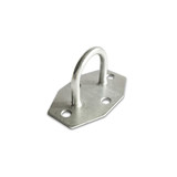 MH Oogplaat | Zeskant | Ronde Beugel | Gegalvaniseerd | Plaat 65 x 40 mm | Inwendige Hoogte 30 mm