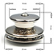 Schaeffertec Loxx® | Kop | Messing-Verchroomd | ZWART
