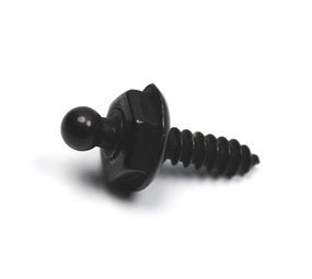 Schaeffertec Loxx® | Zelftapper | Messing-Verchroomd | ZWART | Schroefdraad 4,2 x 12 mm