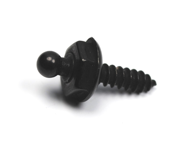 Schaeffertec Loxx® | Zelftapper | Messing-Verchroomd | ZWART | Schroefdraad 4,2 x 12 mm