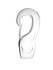 Musketonhaak | Nylon | Wit | 8 mm | 10 stuks