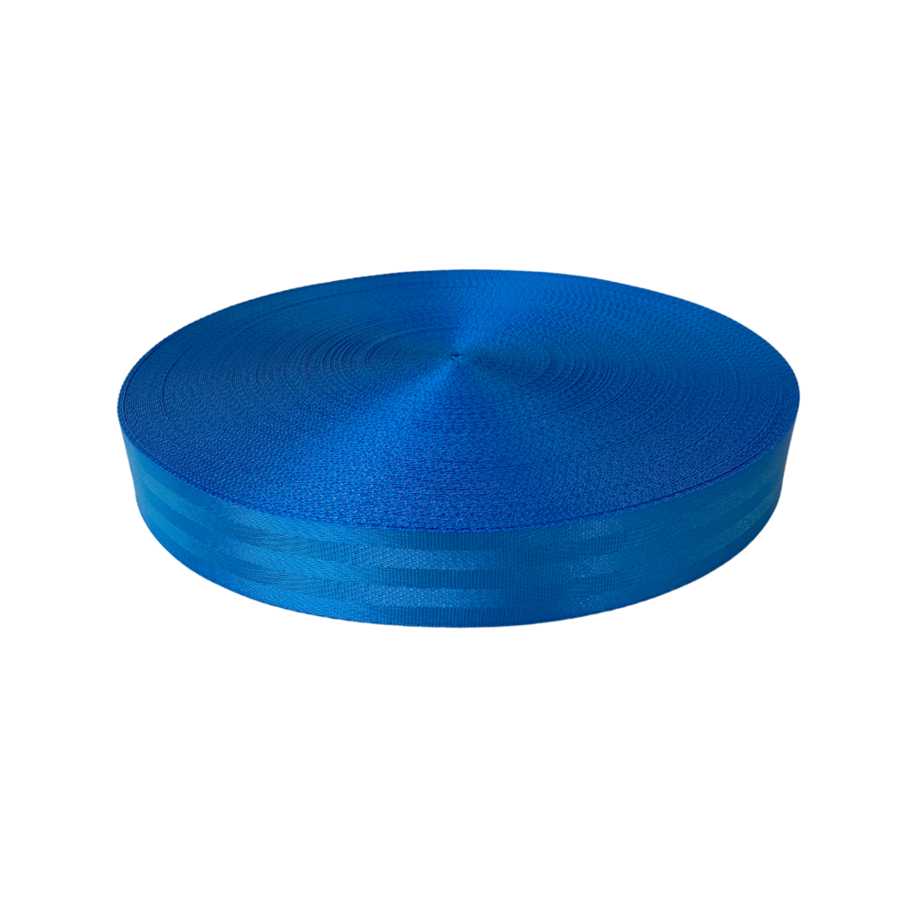 Veiligheidsgordelband / Autogordelband | 5-Baans geweven | Sky Blue | 48 mm